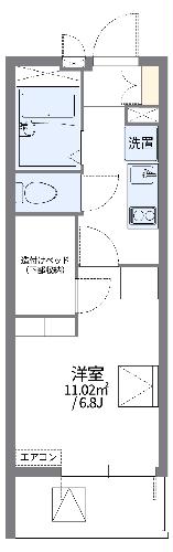 レオパレスu kの間取り