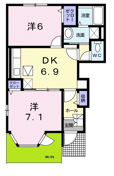 エテルノCの間取り