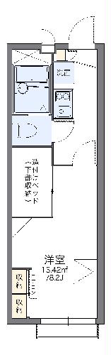 レオパレス畑中Ⅲの間取り