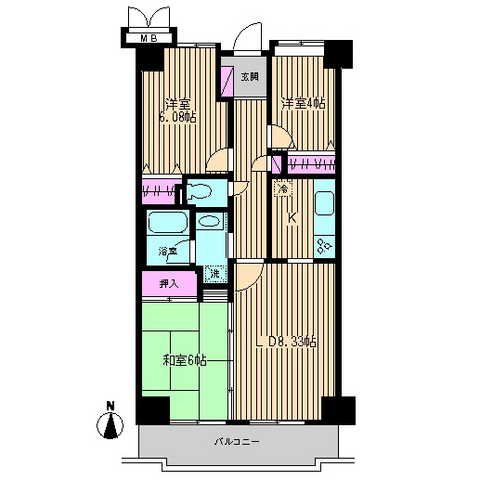 シャルマン井荻の間取り