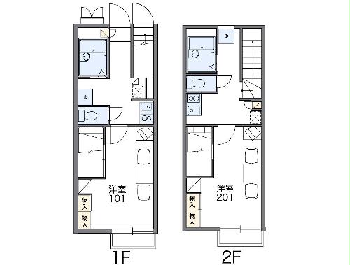 レオパレスプリエールの間取り