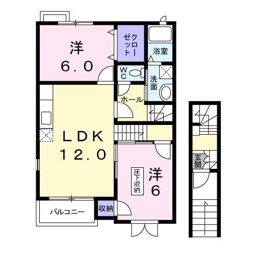 ファンタールの間取り