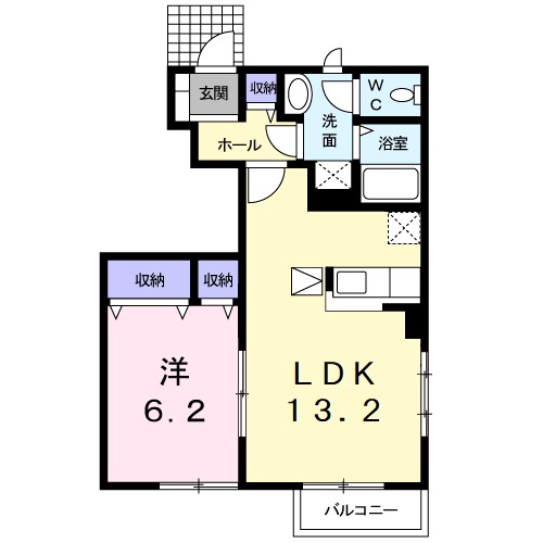 グリーンフィールズ薬円台1の間取り