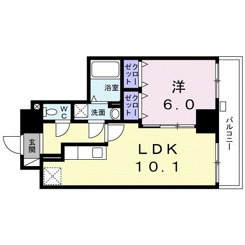 ベラ　カーサ　江東・02020号室の間取り