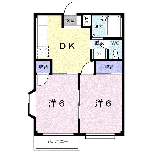 丸の内ハイツの間取り