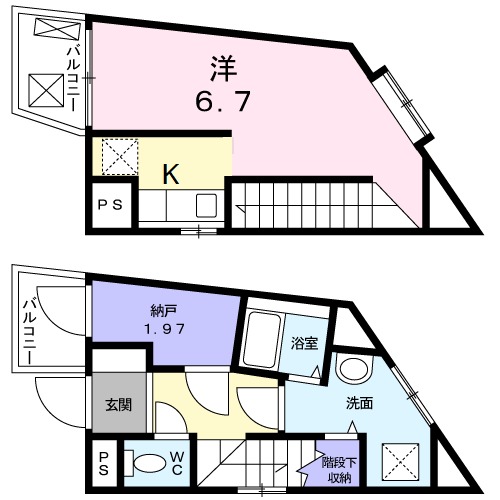 箱根ハイライズビルの間取り