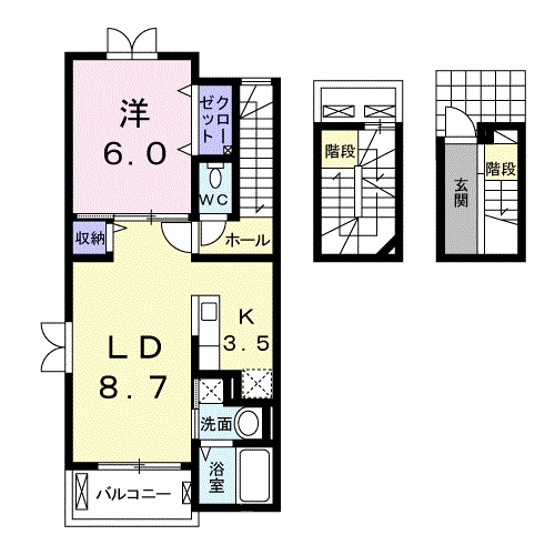 グランシャトーの間取り