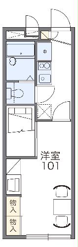 レオパレスヴィヴァルディの間取り