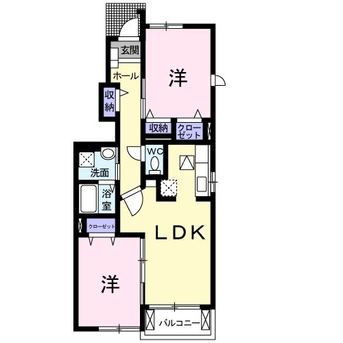 サンク・ヒル ウェストの間取り