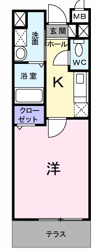 Liberty 1860の間取り