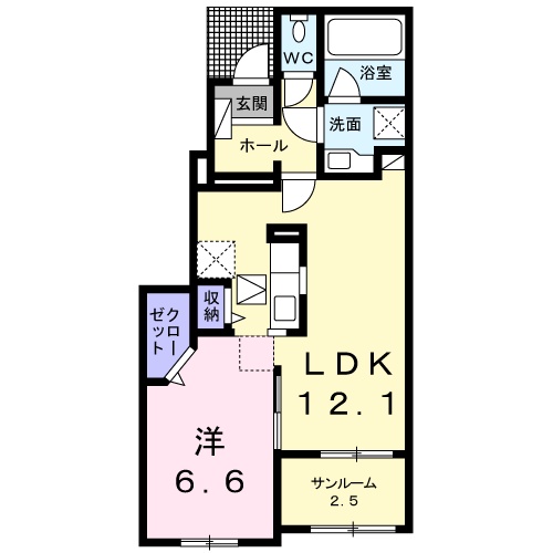 ギモーヴの間取り