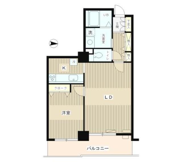 エルアージュ小石川B棟の間取り