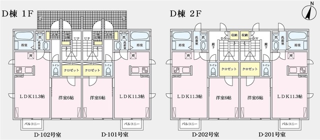 シェソワⅡの間取り