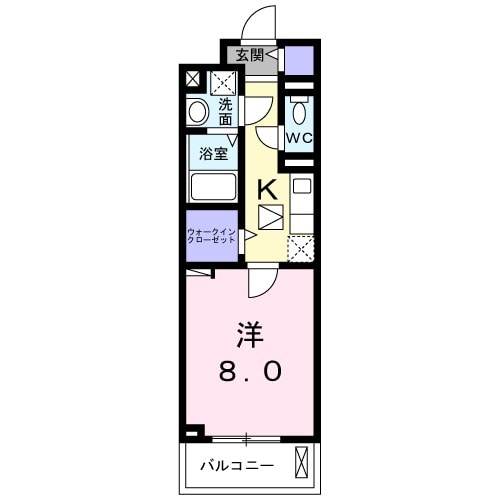 スプレッド与野の間取り
