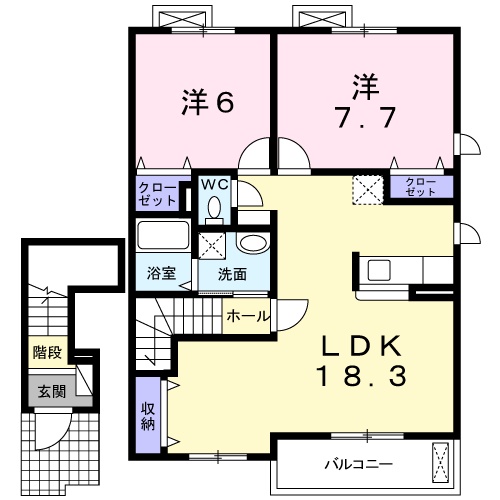 Du Sud Maisonの間取り