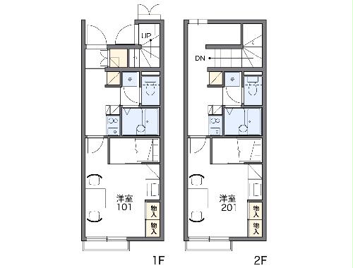 レオパレス悠久の間取り