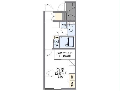 レオパレス川部の間取り