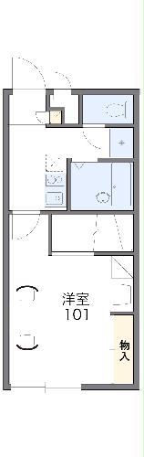レオパレス沼南Ⅲの間取り