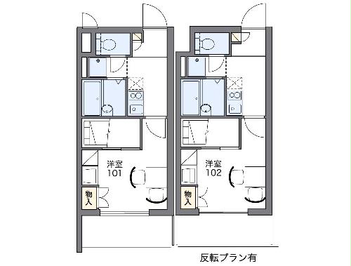 レオパレスＭＩＭＵＲＡの間取り
