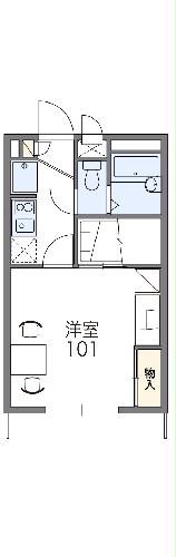 レオパレスアプリーレの間取り