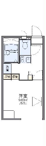 レオパレスエピナールの間取り