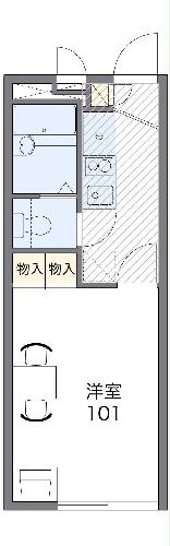 レオパレスサンロイヤルYの間取り