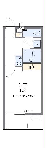 レオパレスヒルサイド松尾Ⅰの間取り