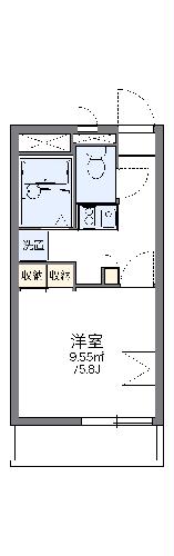 レオパレス松山の間取り