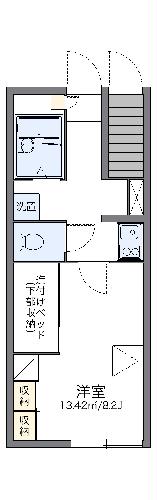 レオパレスBlumenHeimの間取り