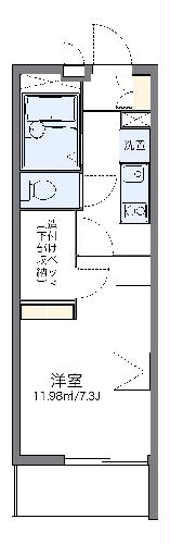 レオパレスエターナルⅠの間取り