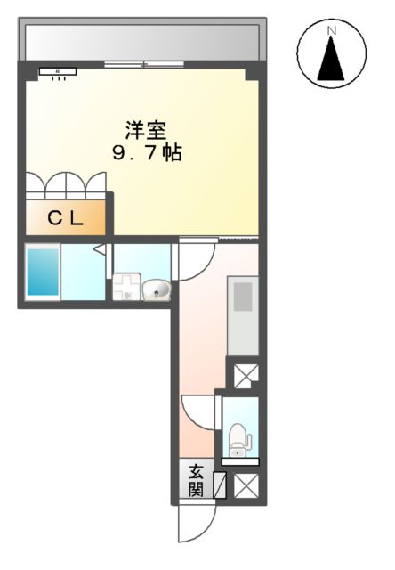 プランドール桜の間取り