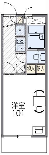 レオパレス青葉丘の間取り
