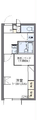 レオパレスA&Y Ⅱの間取り