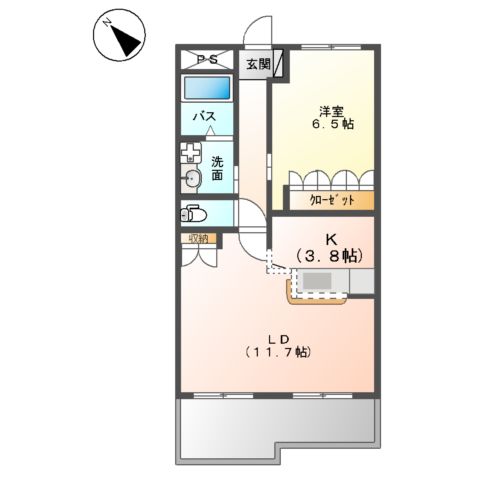 スカイヒルズの間取り