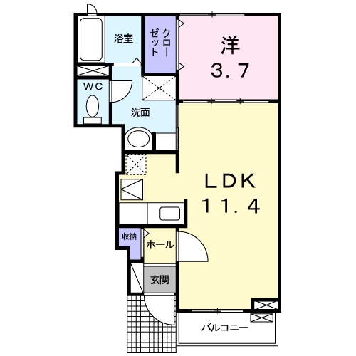 レスペランスの間取り