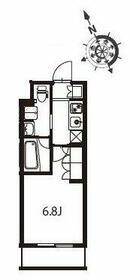 アジールコート東大井の間取り