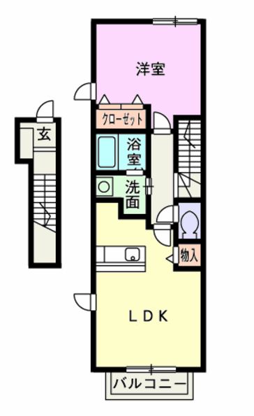 セレーノAの間取り