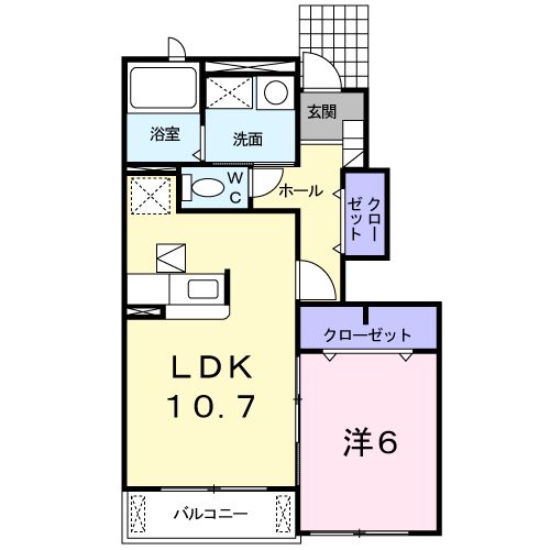 ヌーベルバーグⅡ A棟の間取り