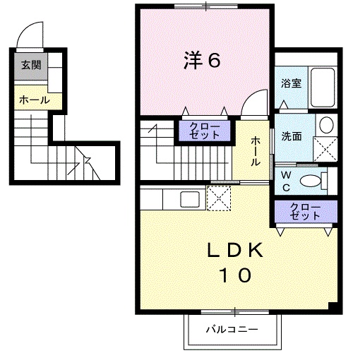 オーシャン21の間取り