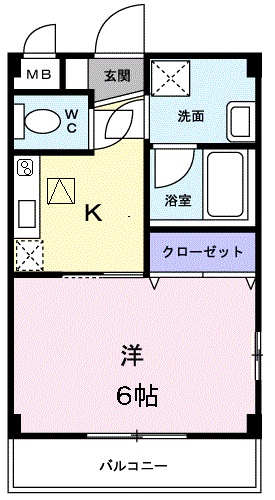 ヒラソル市川の間取り
