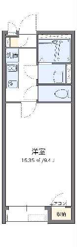 クレイノワンの間取り