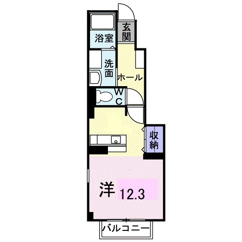 パルテールⅡの間取り