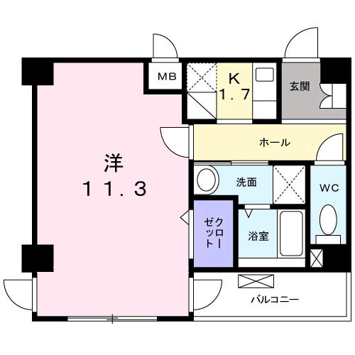 パープル ヒルの間取り