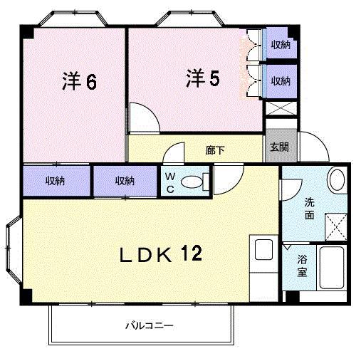 プランタンエトワールの間取り