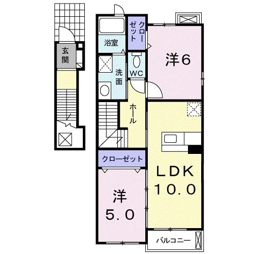 リライアンス サカイの間取り
