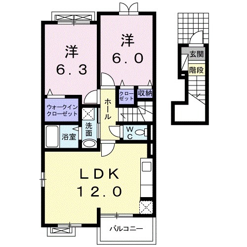 ブライトⅠの間取り