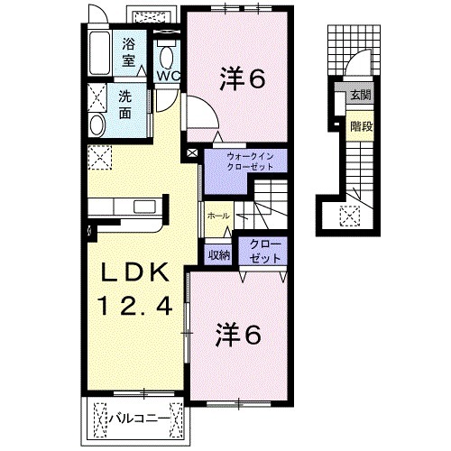 エテルノ・パラッツオⅠ・02020号室の間取り