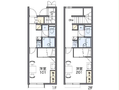 レオパレスNAGAYAMAの間取り