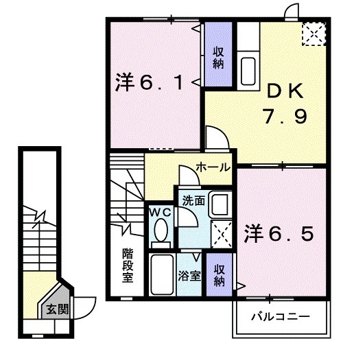 ニュークレストールT・DⅡの間取り