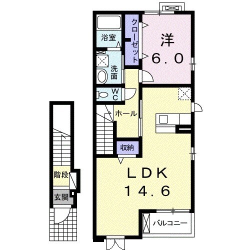 コンフォルト カーサ Eの間取り